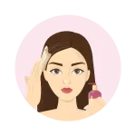 Break off the top to reveal the applicator